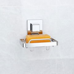 DOGO Bathroom Hanging Soap Holder No Punching Push Press Suction Cup Soap Basket