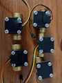 MH-B911-4分管微型霍尔流量传感器 热水器黄铜涡轮流量计 1