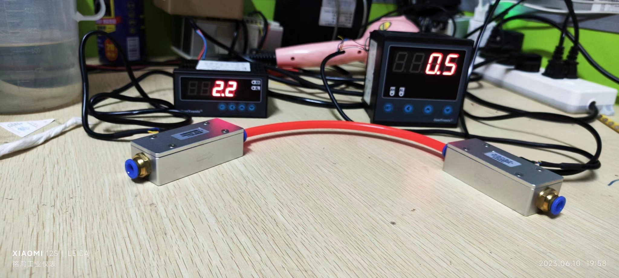 工業氣體質量流量傳感器，熱式質量流量計 5