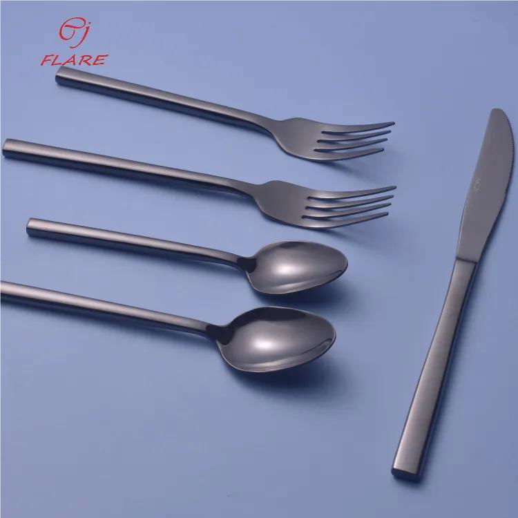 Elevate Your Dining Aesthetic: Color Sandblasted Flatware Set Is the Way To Go