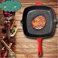 Enameled Cast Iron Thick Uncoated Flat Bottom Nonstick Frying Pan