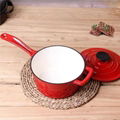 Enamel cast iron pot small milk, baby