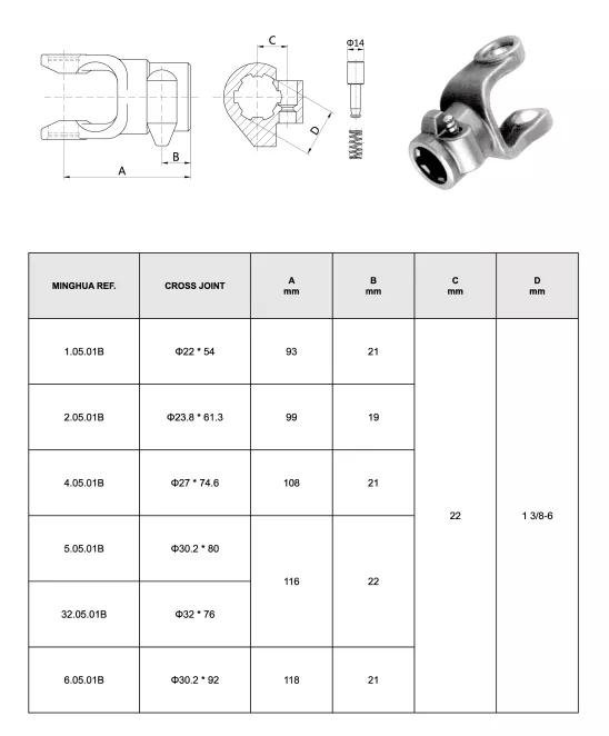 PTO Shaft Universal Joint 3
