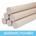 进口PEEK棒材 高强度耐磨自润滑工程塑料棒料