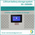 140KWH Energy Storage System Lithium Ion Battery built in BMS & AC Charger & MPP 5