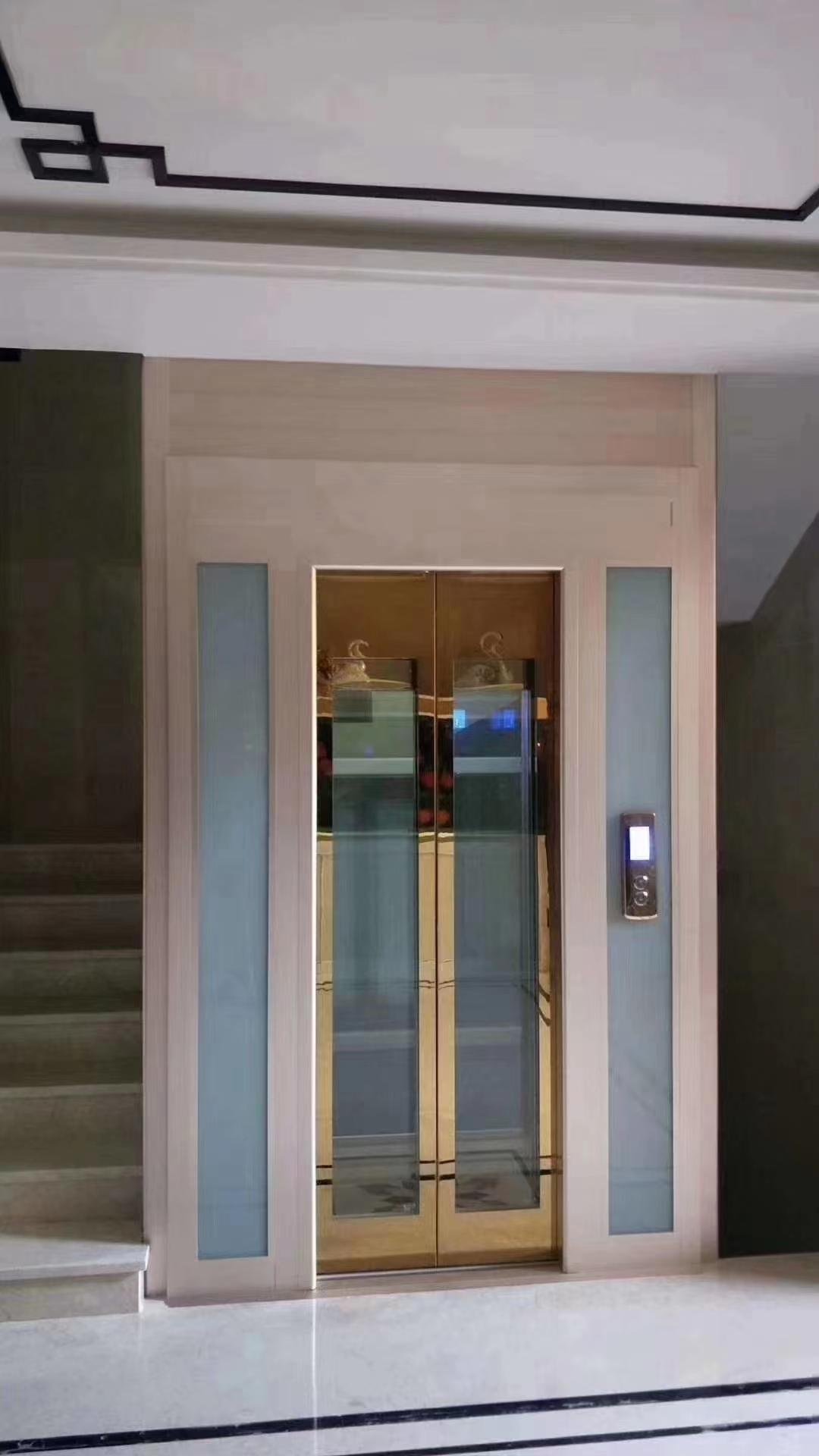 静音家用电梯 二层三层四层 别墅无机房小型升降梯 观光玻璃轿厢 5