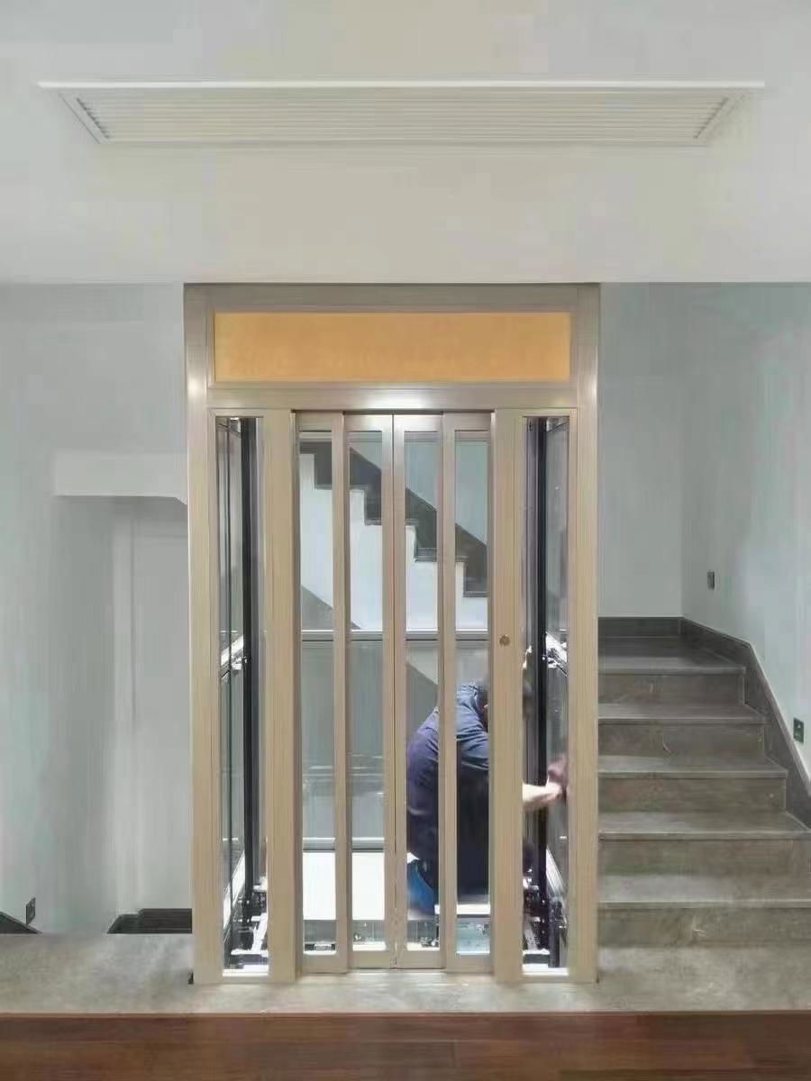 私人定製2-6層別墅電梯 無底坑無機房 安全美觀 節省空間 5