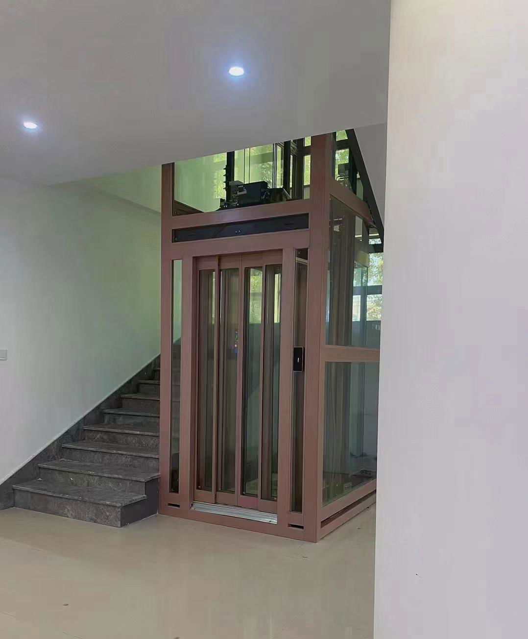 家用别墅电梯二三四五层室外小型复式阁楼简易两层升降梯定制 2