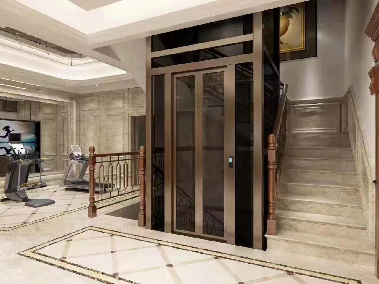 浙江西奥 小型升降梯 家用升降平台 二层三层 全自动客梯 全国安装 4