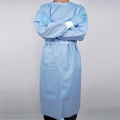 AAMI level 1-4 PP+PE disposable medical isolation Gown