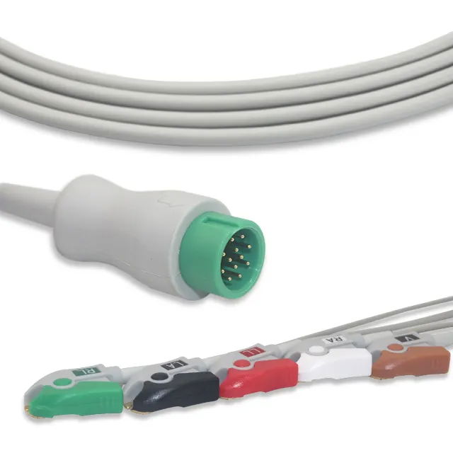 Schiller AT-102 ECG cable EKG cable cabo de ECG trunk cable leadwires