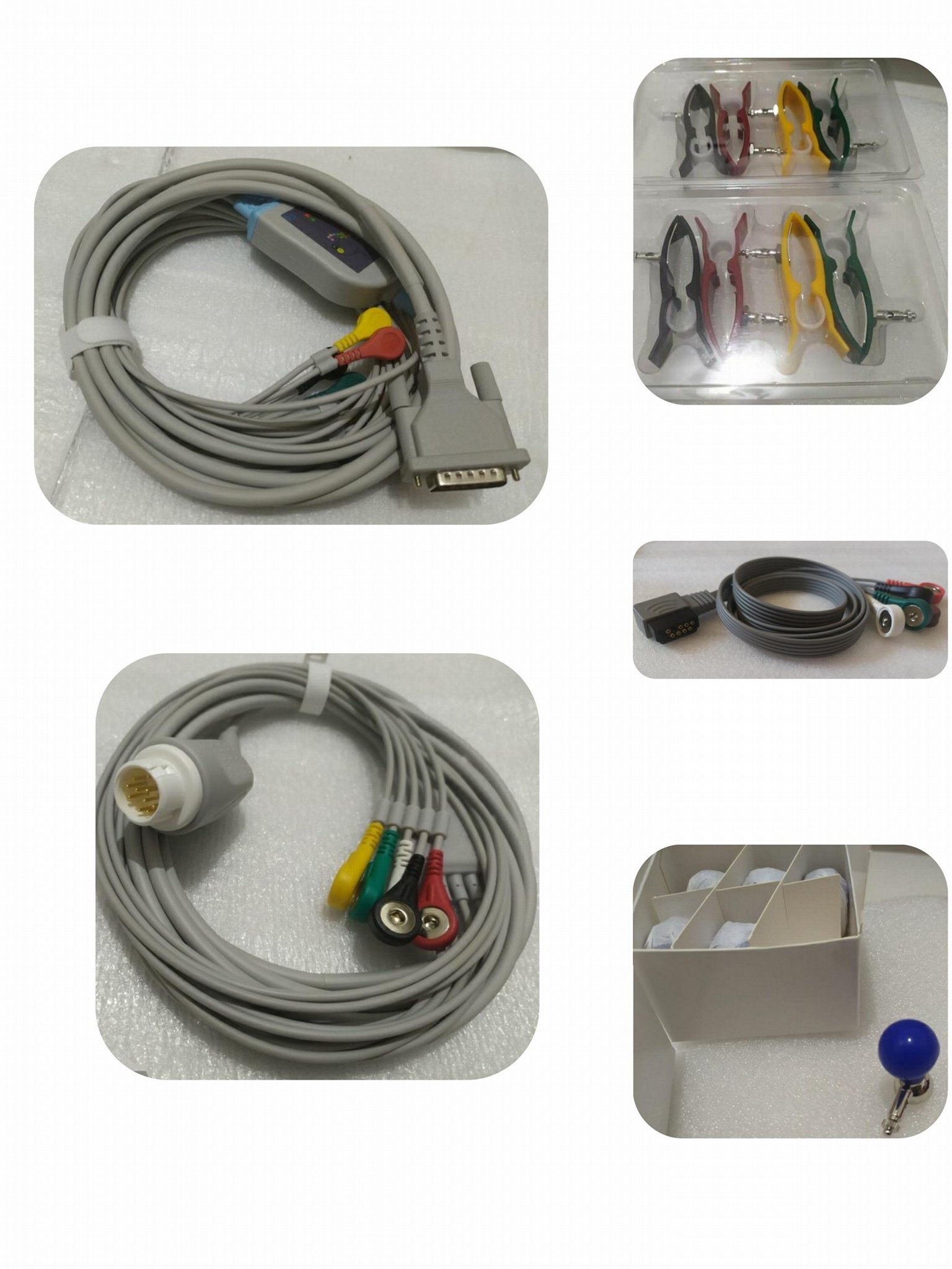Schiller AT-102 ECG cable EKG cable cabo de ECG trunk cable leadwires 5