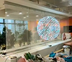 Ultra High Transparency P5-10 P8 P10 P6 P20 Indoor Glass Flexible Transparent LE