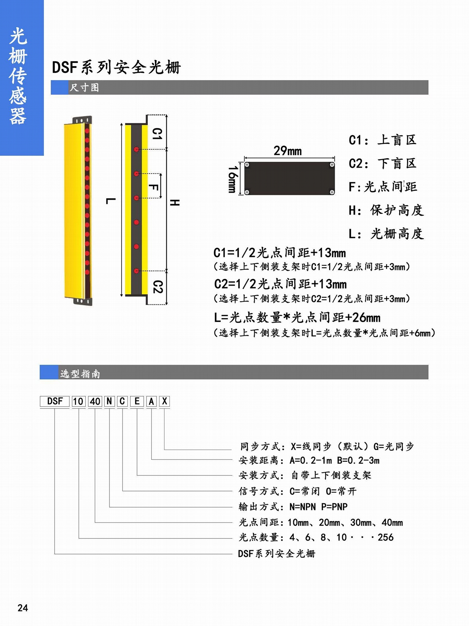 井禾DSF超薄侧面出光安全光幕封口机光栅自动贴标机光幕 2