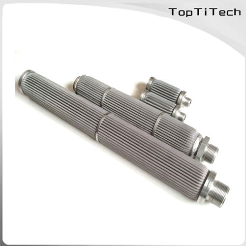 Stainless steel pleated filter cartridge 3