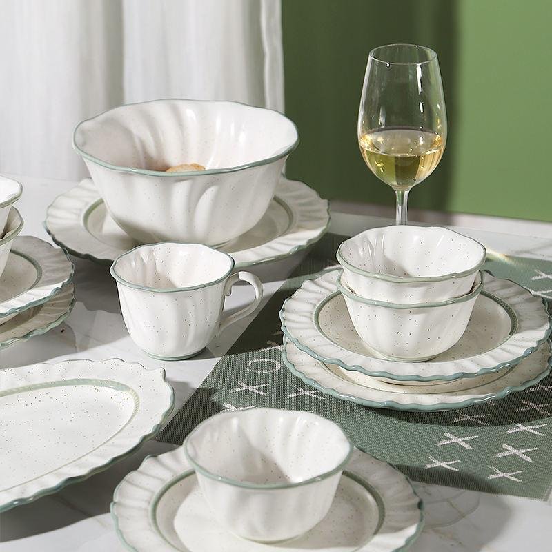 Porcelain Dinner Kitchen Custom Logo Bowl Ceramic Dinnerw