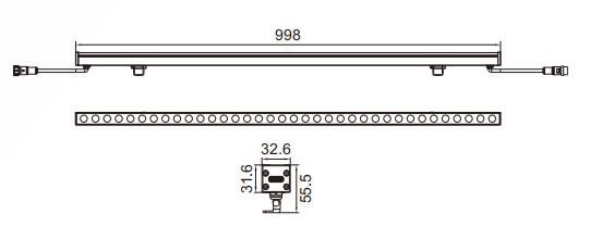 12W LED Wall Washer Landscape light DC24V outdoor lights wall linear lamp floodl 2