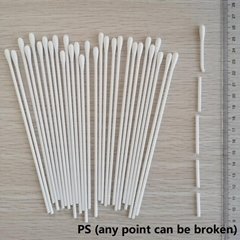 15cm plastic rod (ps/pp) rayon sampling cotton swab
