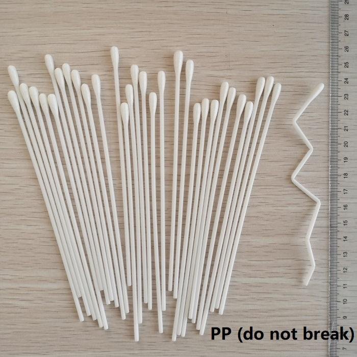 15cm一次性塑料杆（ps/pp）人造丝棉签采样拭子 2