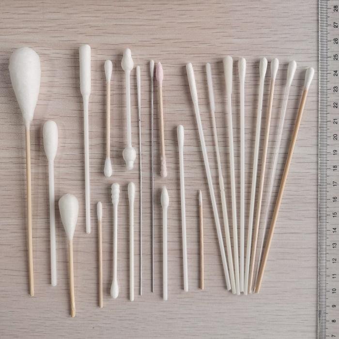 Laboratory sampling and testing of polyester cotton swabs 5