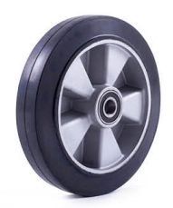 Elastic Rubber On Aluminium Core  Caster Wheel