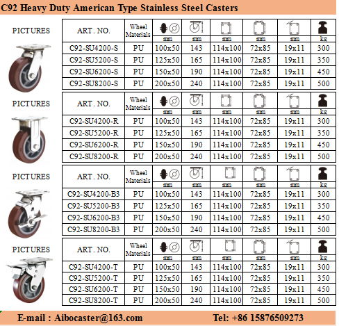 Stainless Steel Casters/ ss304 4