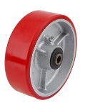 Polyurethane Mold On Cast Iron Core Caster Wheel