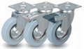 grey rubber casters/ Other Type for