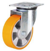 European Type Casters/PU On aluminium Core