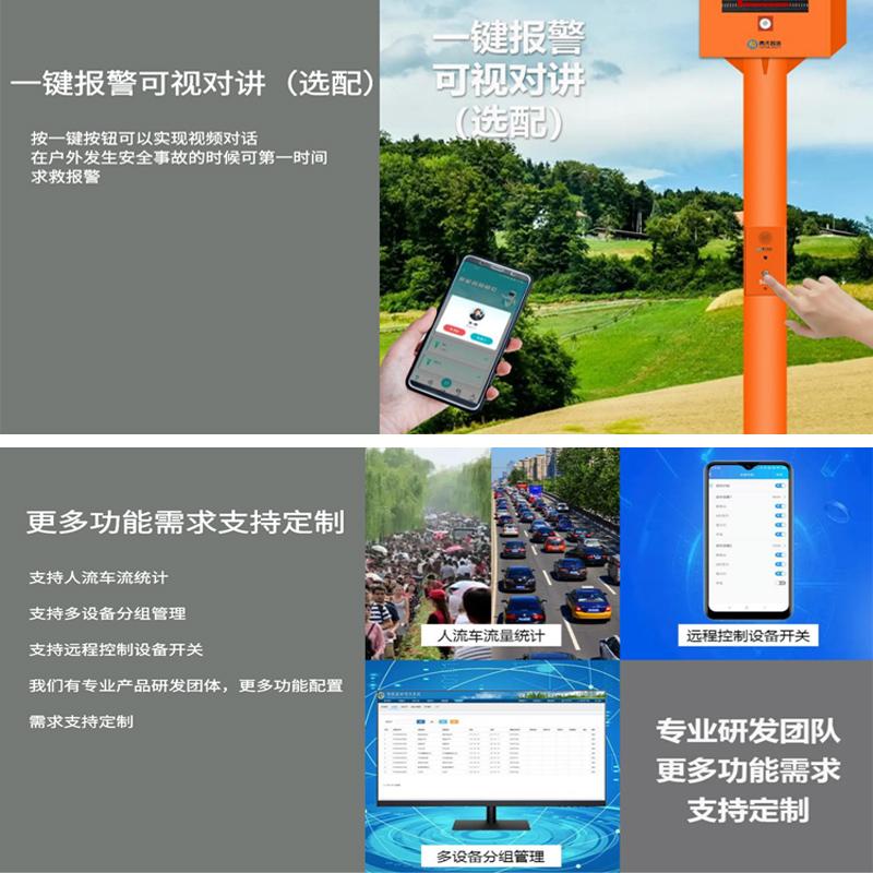 青禾智造应急设施消防设备提示器森林防火预防设备防火宣传器 3