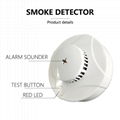 Factory direct independent optical smoke smoke detector fire alarm 1