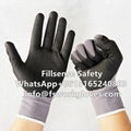 15Gauge Nylon Spandex Liner Microfine Nitrile Foam Coated Gloves  1