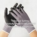 15Gauge Nylon Spandex Liner Microfine Nitrile Foam Coated Gloves  4