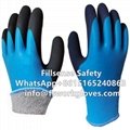 Water Proof Double Layer Liner Latex Double Coated Thermal Winter Working Gloves
