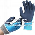 Water Proof Double Layer Liner Latex Double Coated Thermal Winter Working Gloves