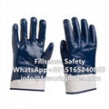 Cotton Jersey Liner Safety Cuff Nitrile