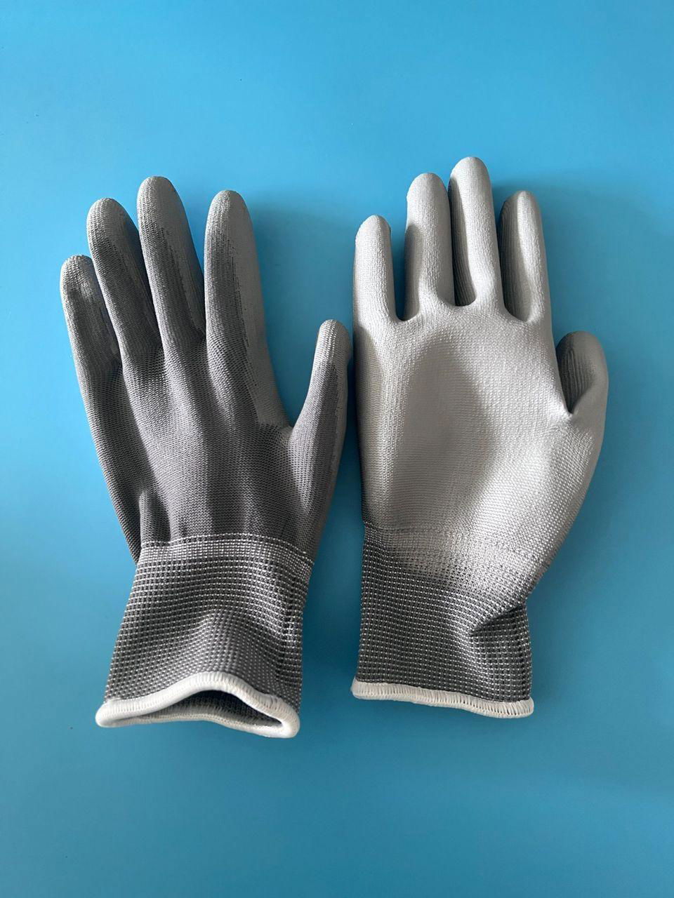 13Gauge Polyester Liner Polyurethane/PU Dipped Gloves    3