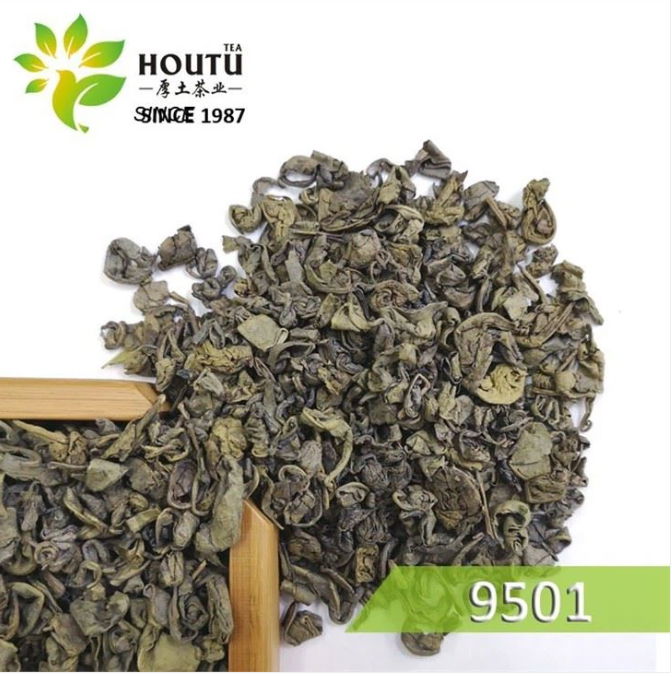 China Green Tea Gunpowder 9501 big leaves wholesale Uzbekistan Tajikistan 2