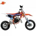 KXD707A-1 new design mini dirt bike 49CC 2 stroke kick start
