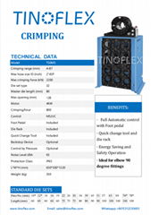 TINOFLEX hose crimping machine 2"4SP