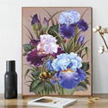 Colorful floral abstract painting handmade DIY digital oil painting