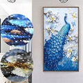 5D DIY diamond painted wall art decorative painting 1
