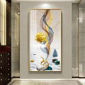 Modern background wall abstract art painting elk porcelain painting