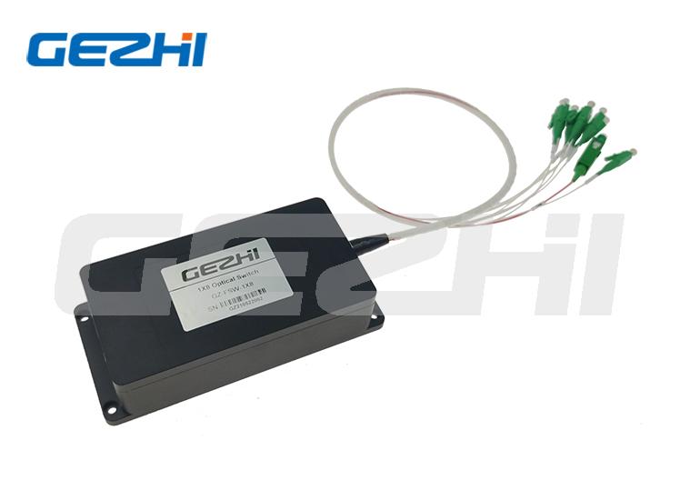 Transmission Monitoring Detecting use 1x8 Optical Fiber Switches