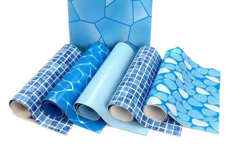 Water Waving Design Swimming Pool Liner PVC Swimming Pool Liner  4