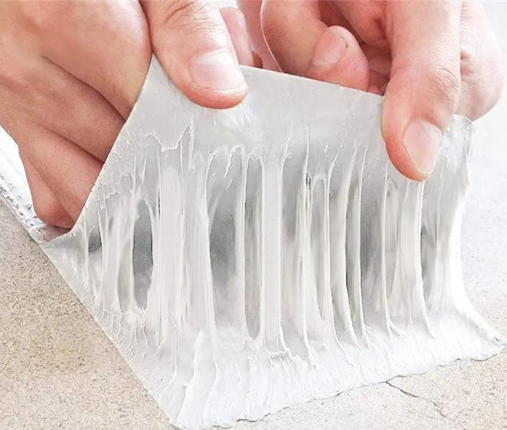 High sticky aluminum foil butyl rubber waterproofing aluminum foil butyl tape 2