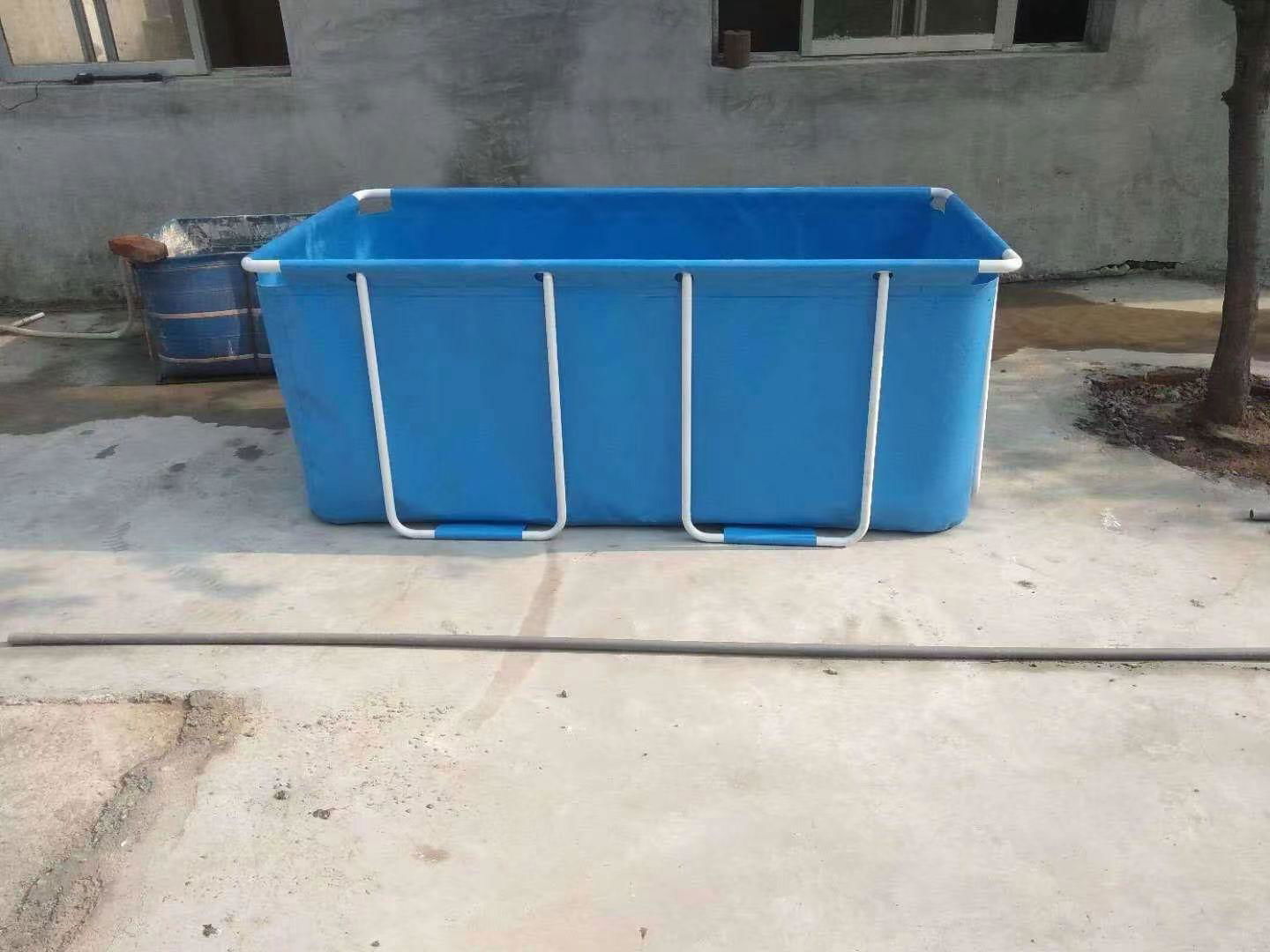 Metal Frame Above Ground Swimming Pool(3.0m*2.01m*66cm) 4