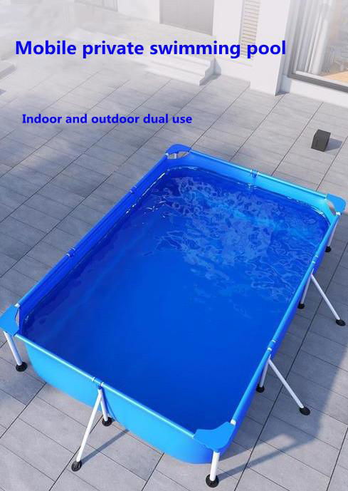 Metal Frame Above Ground Swimming Pool(3.0m*2.01m*66cm) 5