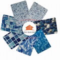 Popular Various Mosaic color PVC swimming pool liner 1