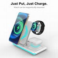 Wireless Charger Station Desktop 3 in 1